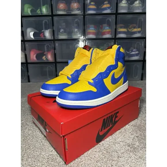 Air Jordan 1 Retro High OG “Reverse Laney” Men’s Us Size 10 Women’s 11.5 NEW! - Picture 5 of 7